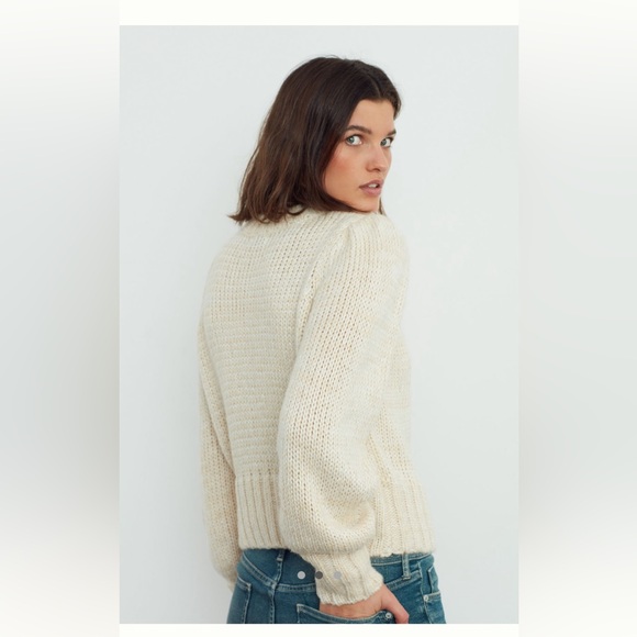 Greylin Dory Puffed Sleeve Sweater - Picture 2 of 4